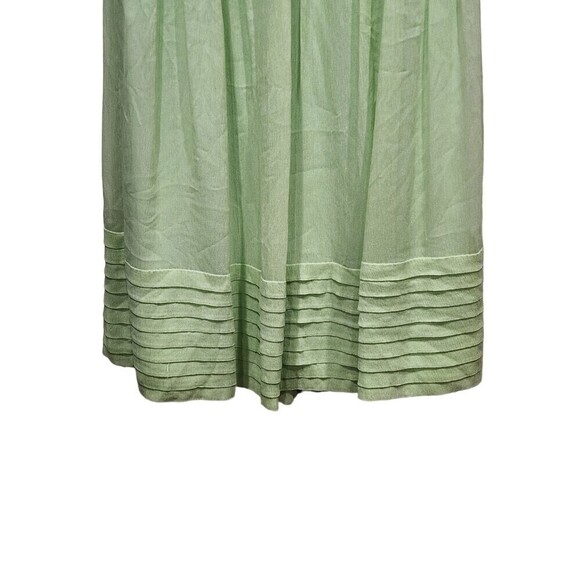 J. Crew Juliet Mint Green 100% Silk Chiffon Strapless Midi Dress, 4 - Picture 4 of 8